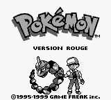 Pokemon - Version Rouge (France) Title Screen